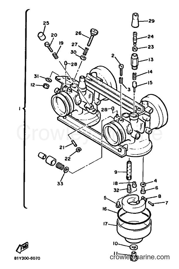 1990 Snowmobile PZ480 - PZ480 (86J2) [010] - CARBURETOR