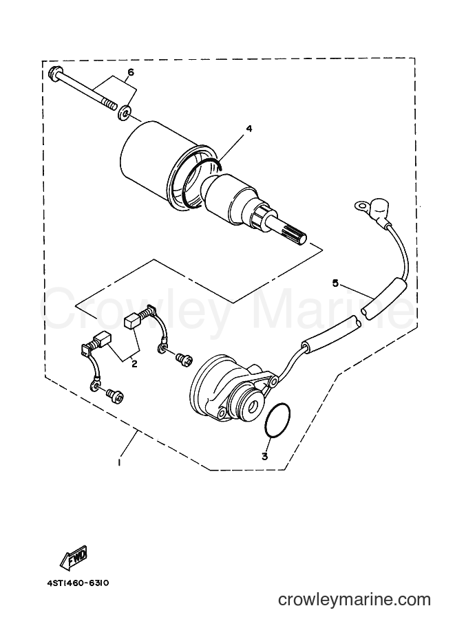 Yamaha Motors T105E (5SD2) [010] - STARTING MOTOR