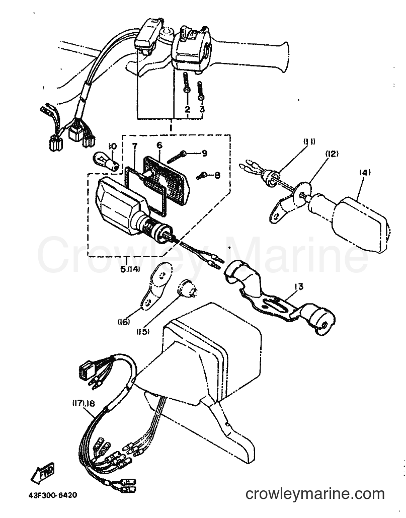 1986 Dirt Bike XT600 - XT600 (43F) [999] - ALTERNATE FOR ELECTRICAL