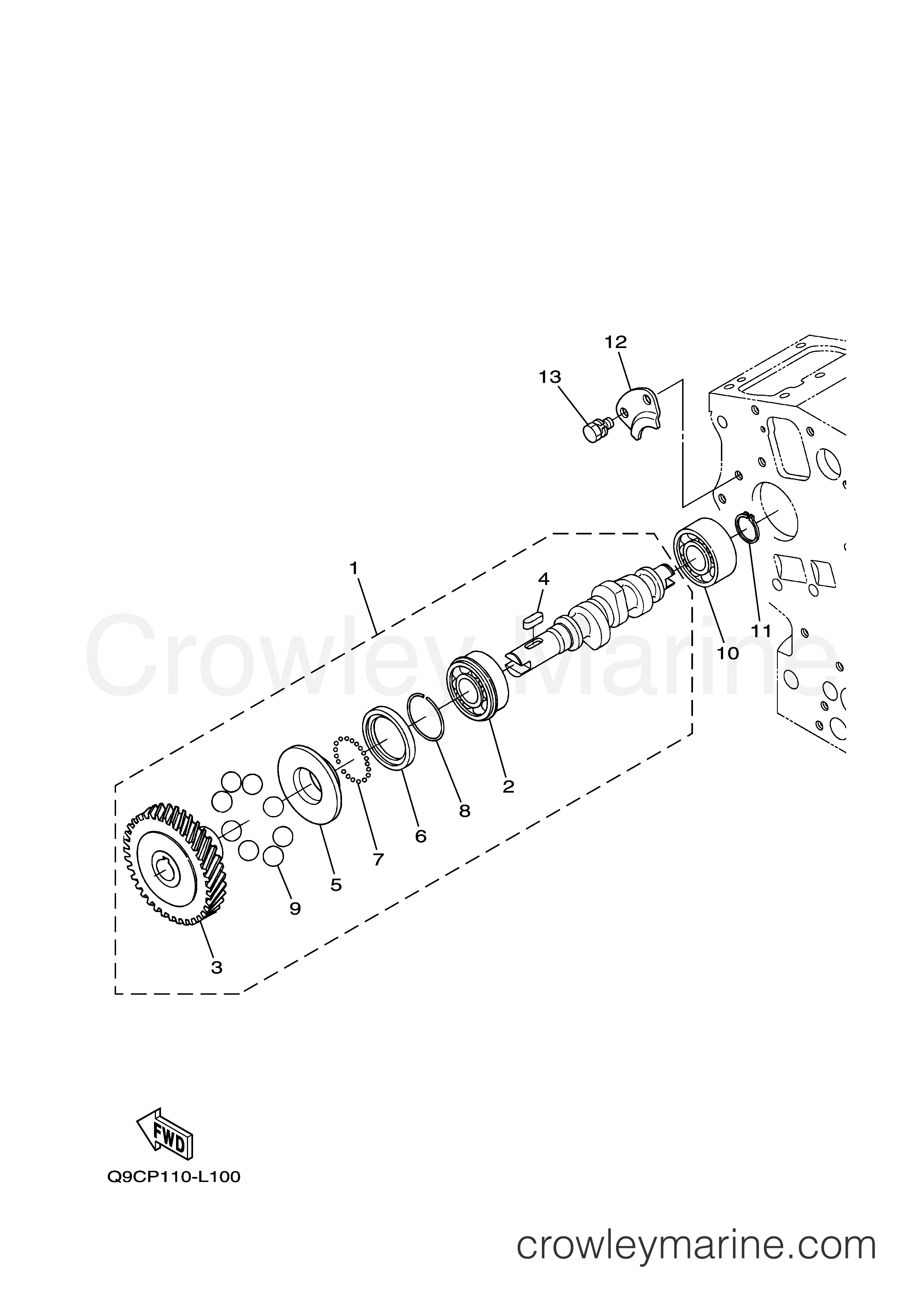 Yamaha Motors EDL11000SDE - GOVERNOR 1