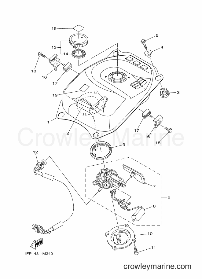 2013 Scooter T115FLSE - T115FLSE (1FP2) [010] - FUEL TANK