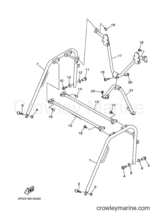 Yamaha Motors YXR700F (5B46) [010] - GUARD 2