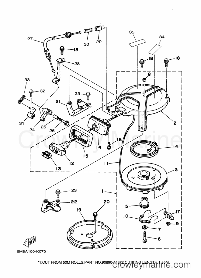 Yamaha Motors 6MH (6M8B) [190] - STARTER