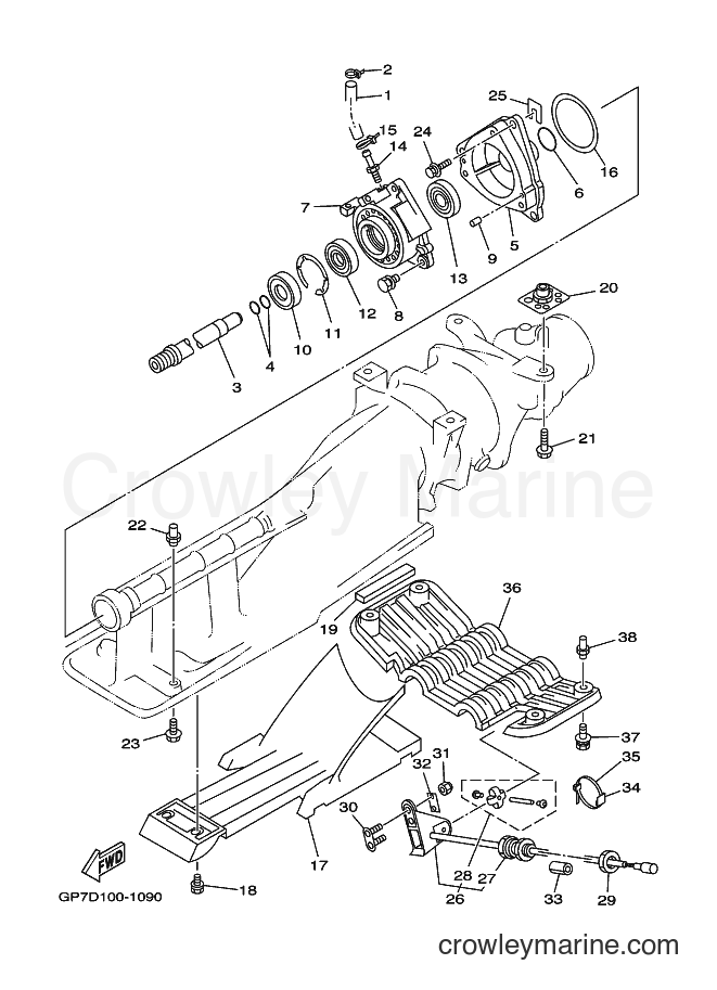 Yamaha Motors JET FOR GP760 (65VB) [020] - JET UNIT 2