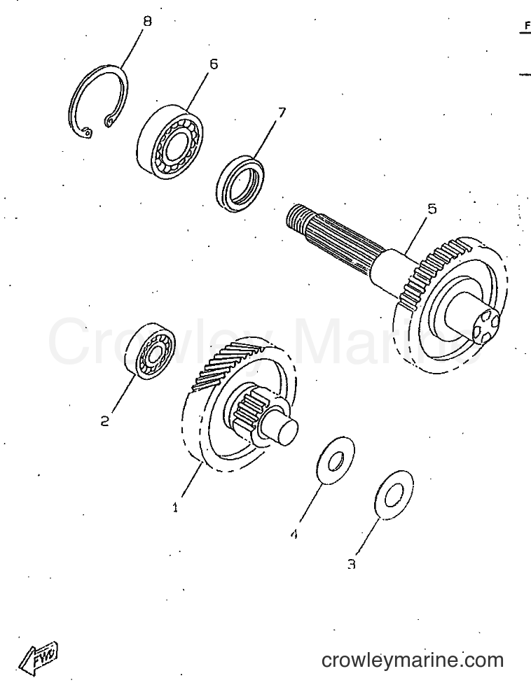 1998 Scooter CW50RSP - CW50RSP (4WK5) [010] - TRANSMISSION
