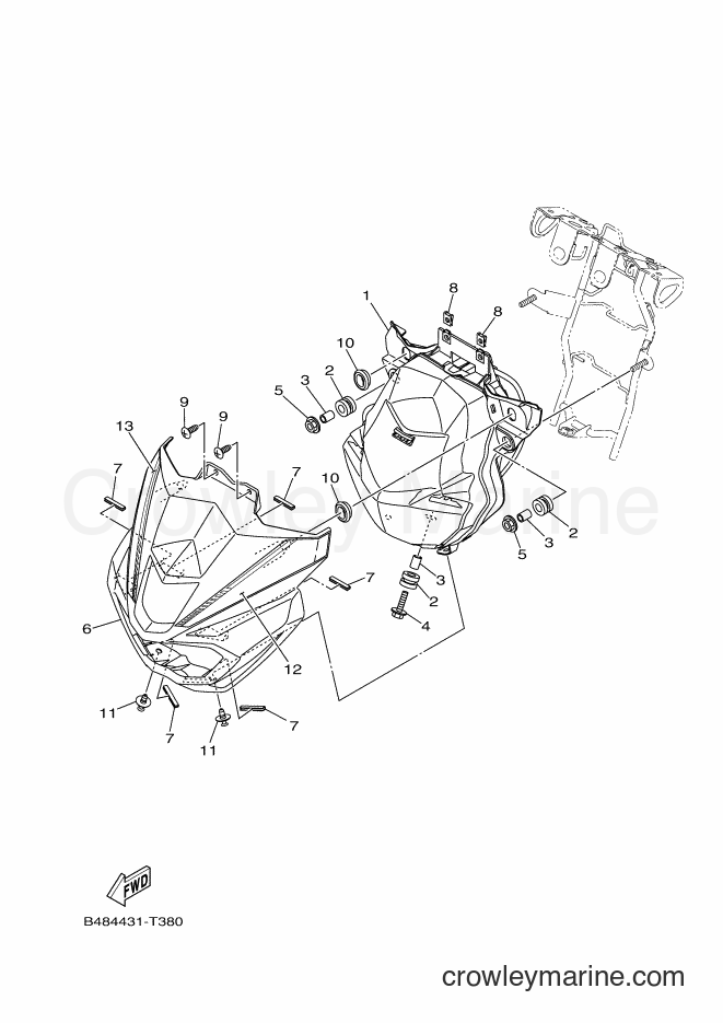 2018 Street Bike TFX150 - TFX150 (B485) [010] - HEADLIGHT