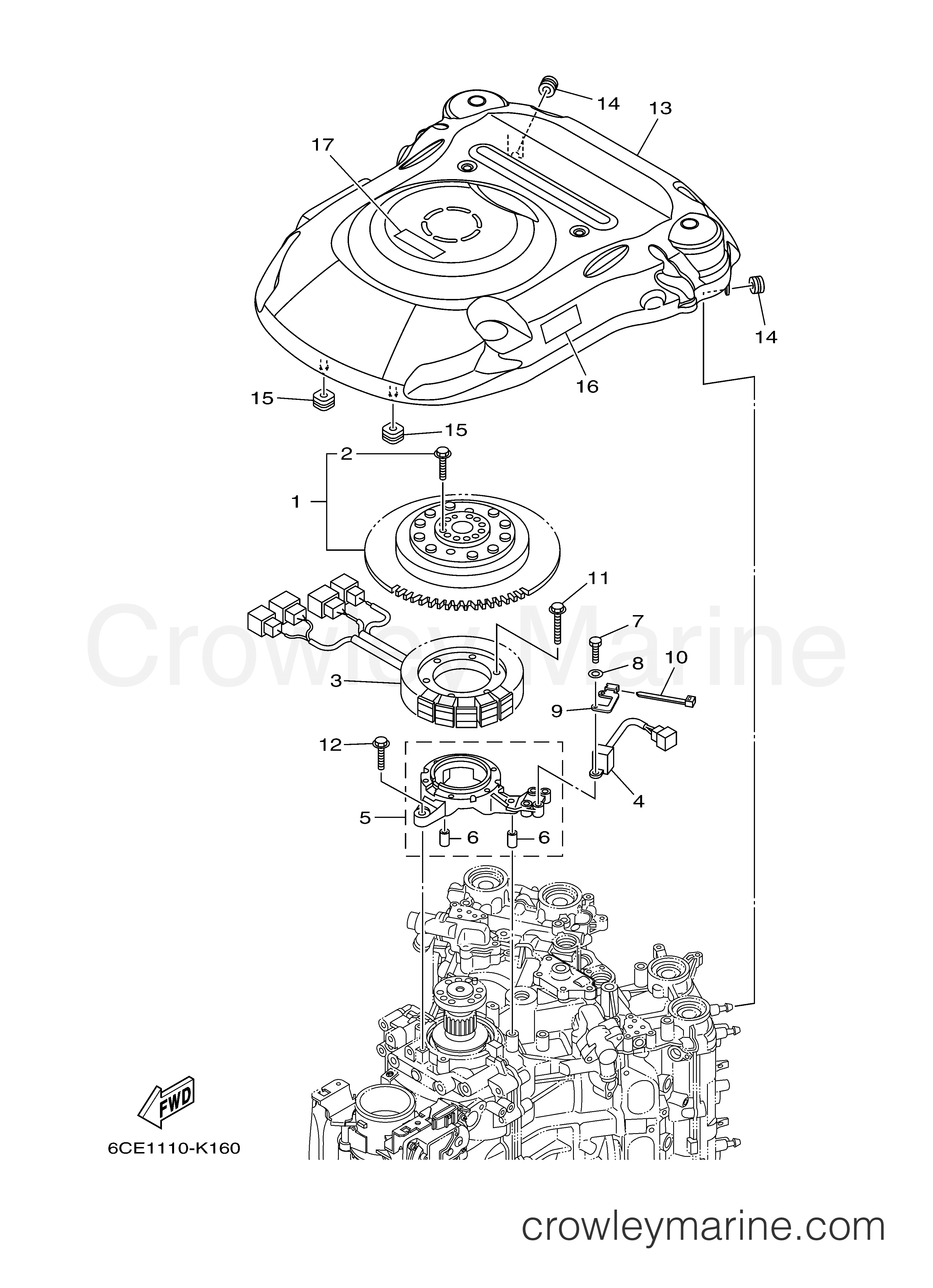 Yamaha Motors LF300XCA - GENERATOR