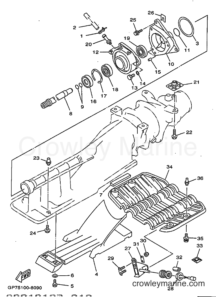 Yamaha Motors GP760W (GP77) [010] - JET UNIT 2