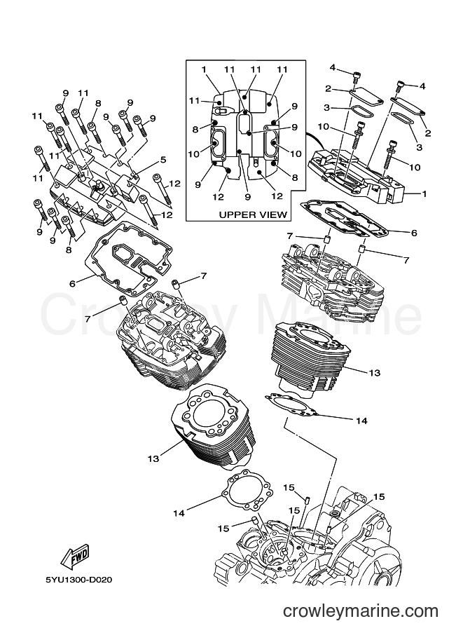2007 Street Bike MT01 - MT01 (5YU8) [030] - CYLINDER