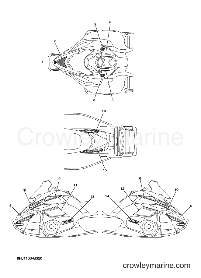 2008 Snowmobile RFX10S - RFX10S (8HJ1) [020] - EMBLEM