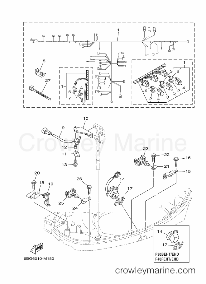 Yamaha Motors F40FEHTL (6BG7) [380] - ELECTRICAL 5