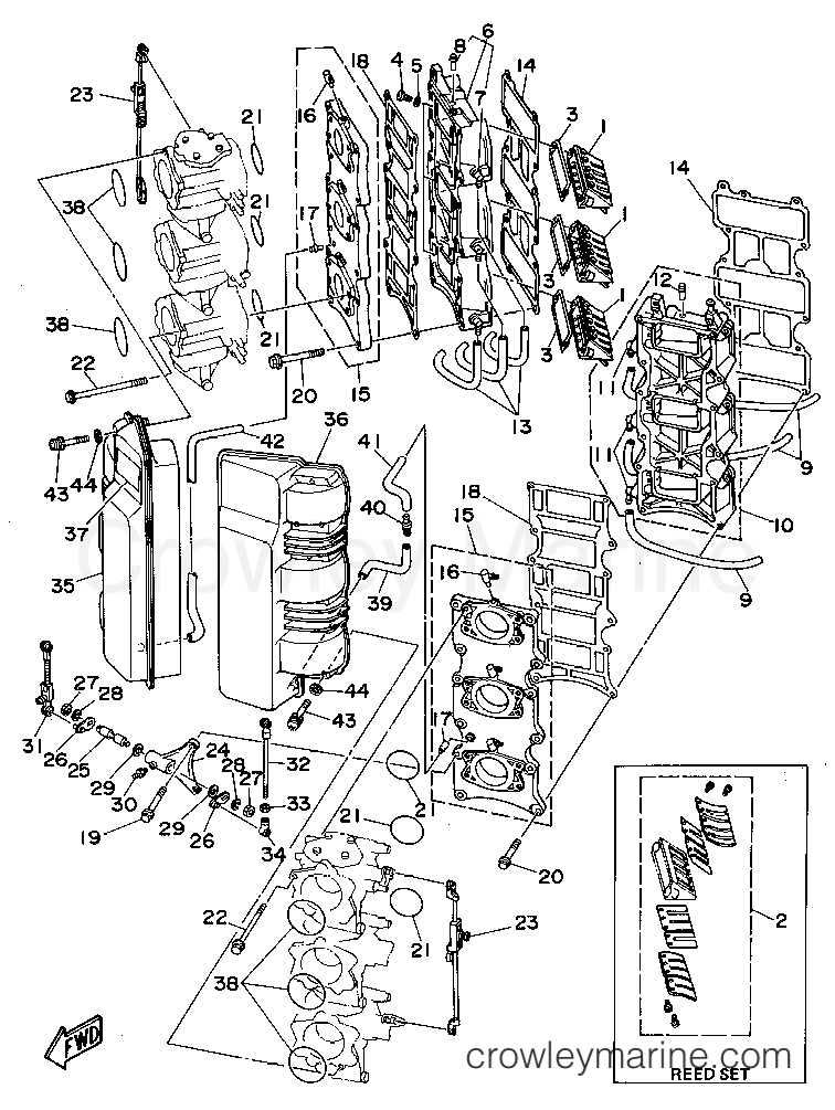 Yamaha Motors 225TURT - INTAKE