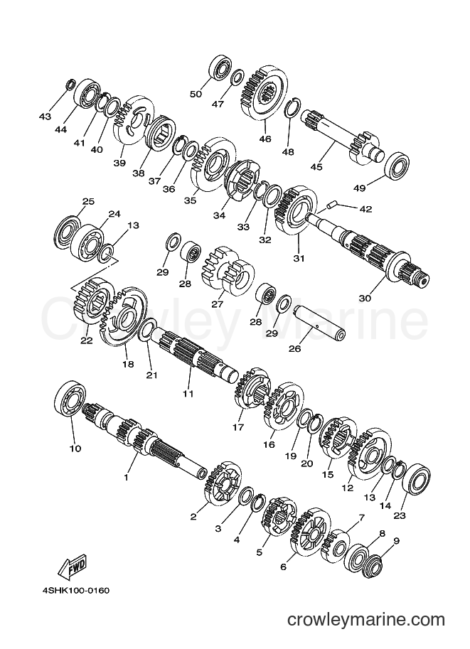 2003 ATV YFM400FW - YFM400FW (4SHW) [010] - TRANSMISSION