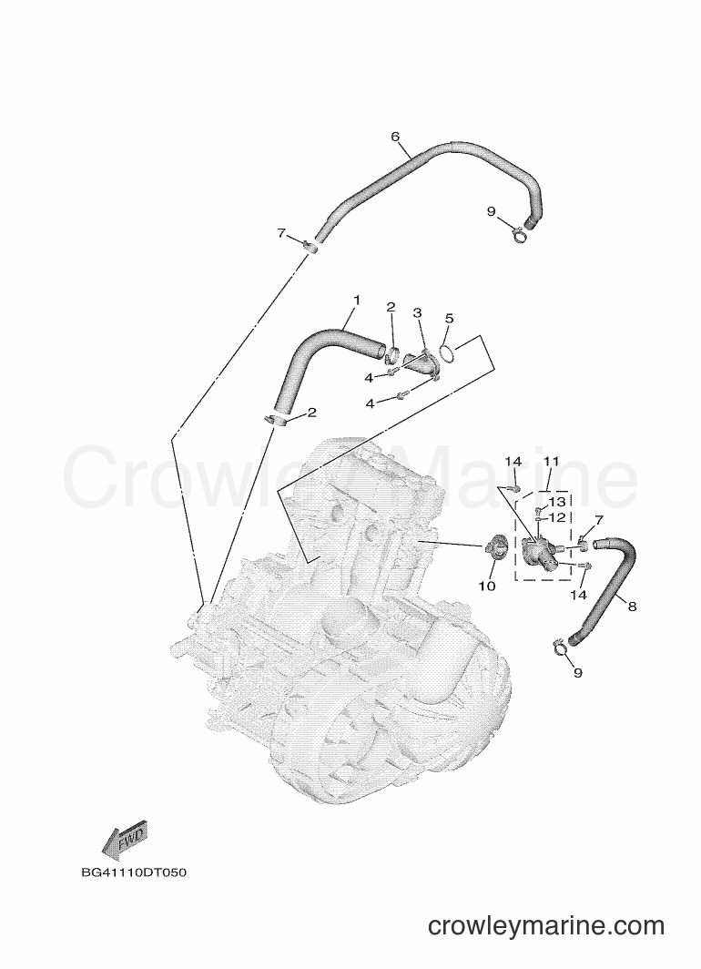 2019 ATV YXE850EN - YXE850EN (B8K4) [010] - WATER PUMP