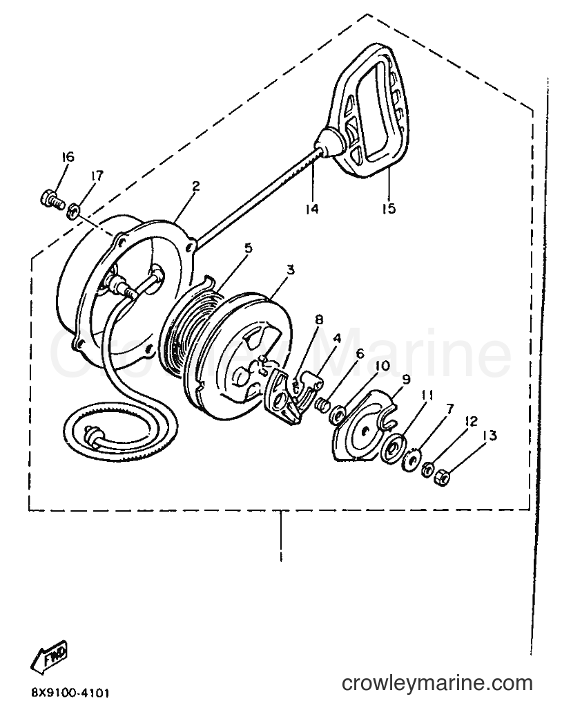 Yamaha Motors PZ480 (86J2) [010] - STARTER