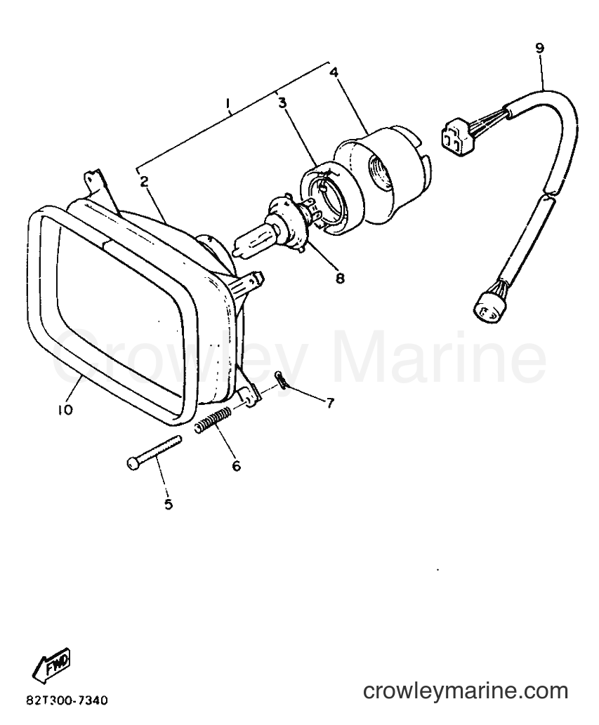 Yamaha Motors ET400 (85U2) [020] - HEADLIGHT