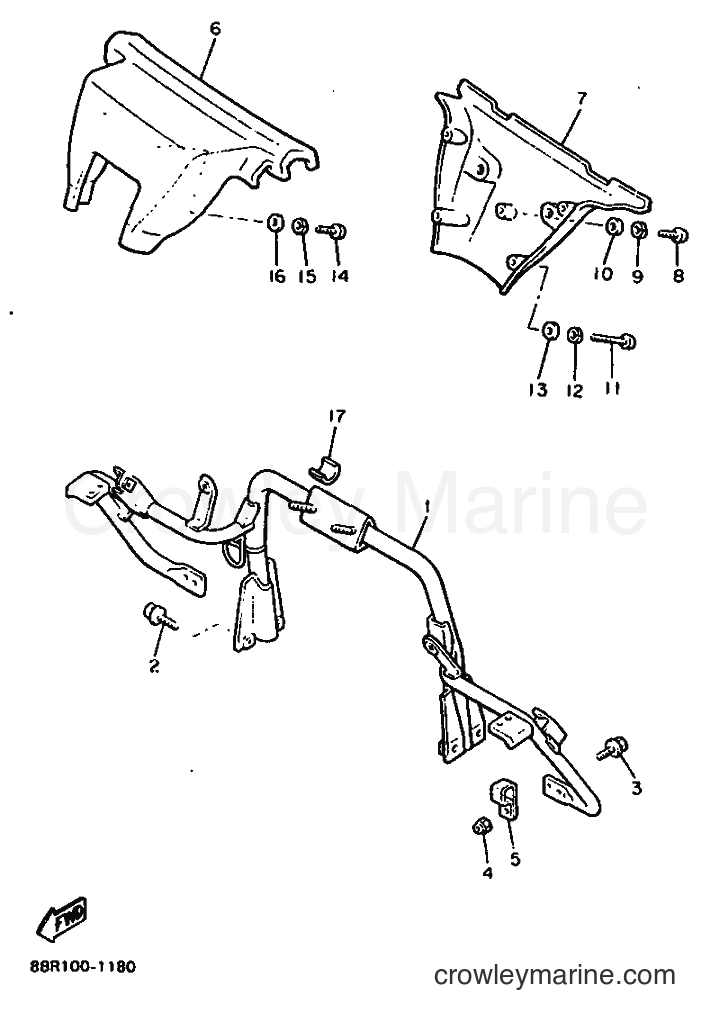 1991 Snowmobile EX570E - EX570E (88S1) [010] - STEERING GATE