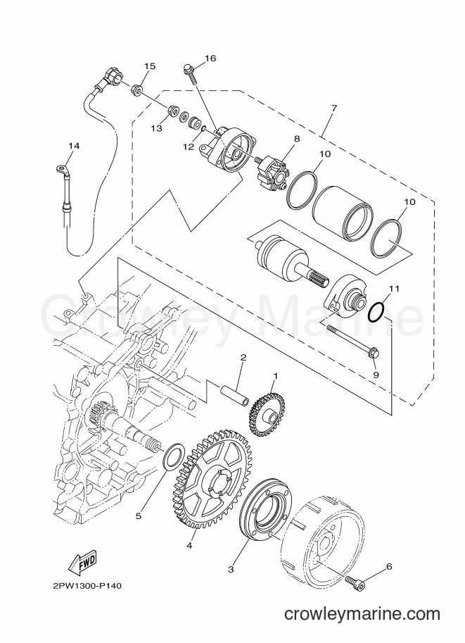 Yamaha Motors XP500 (2PWB) [050] - STARTER