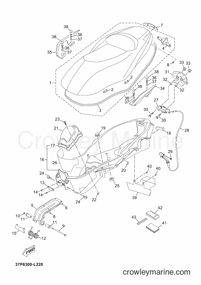 2012 Scooter YP250RA - YP250RA (37P7) [030] - SEAT