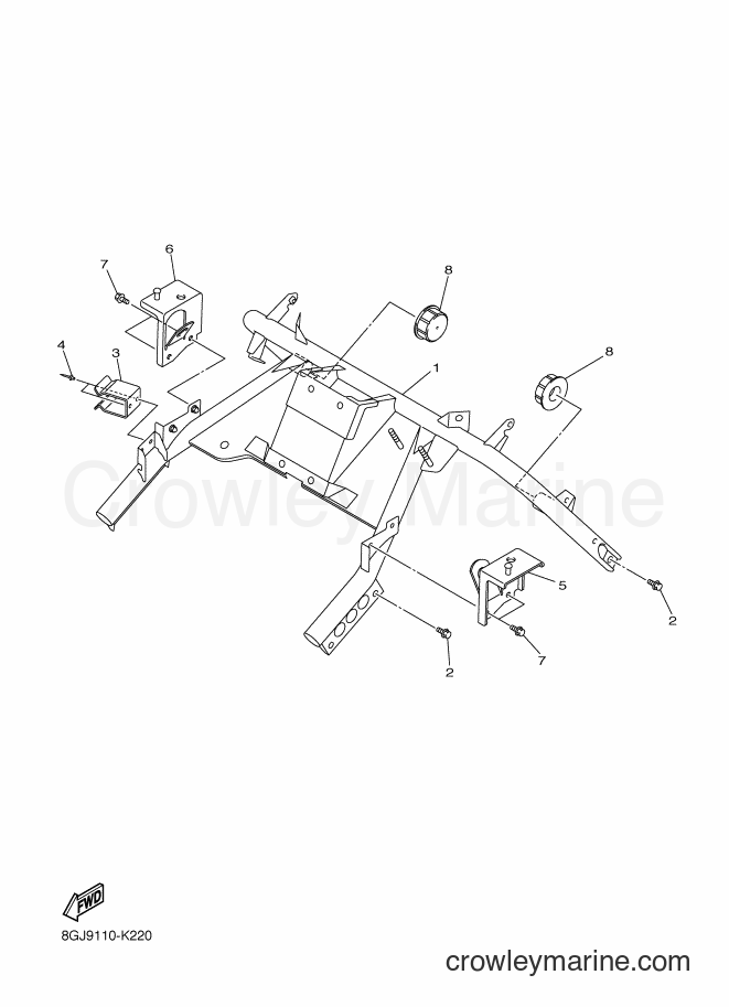 2011 Snowmobile RPZ50MP - RPZ50MP (8GRA) [030] - STEERING GATE