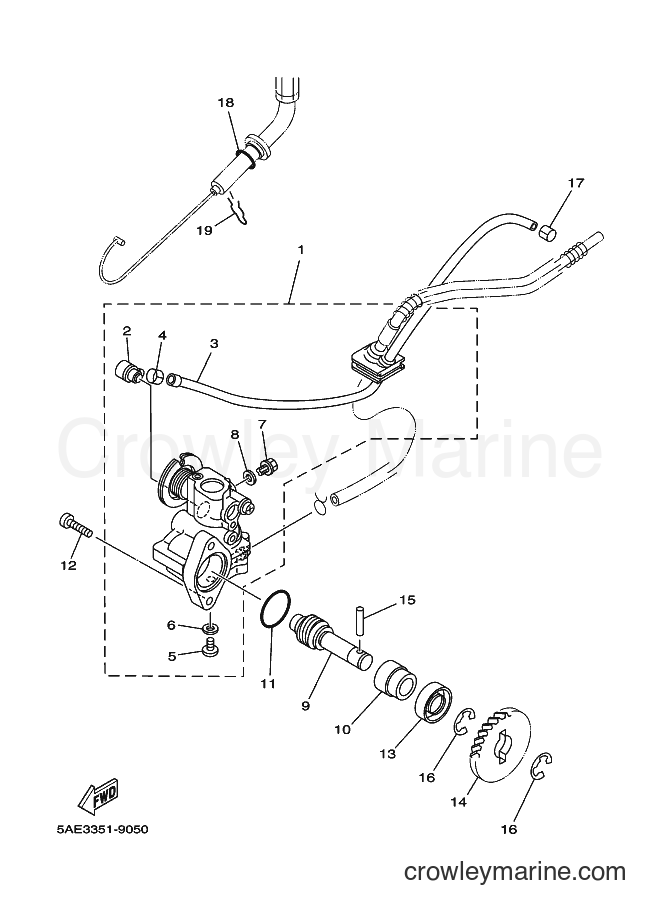 2002 Dirt Bike TDR125 - TDR125 (5ANC) [020] - OIL PUMP