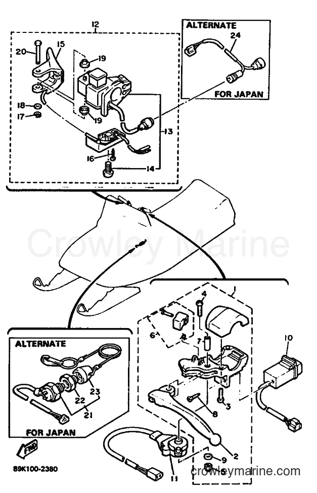 Yamaha Motors EX570E (89K1) [020] - ELECTRICAL 2