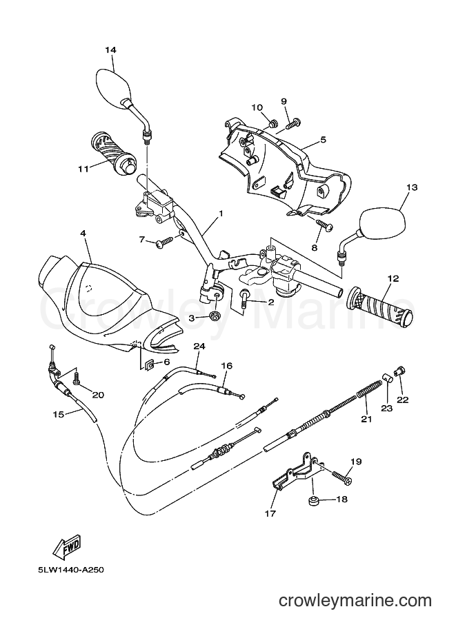 2003 Scooter AT115 - AT115 (5VD1) [010] - LEG SHIELD