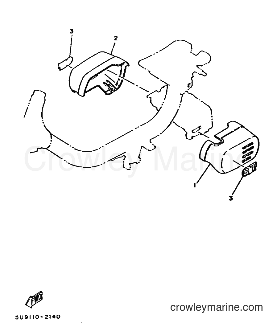 1992 Scooter MA50M - MA50M (2FV) [999] - SIDE COVER & OIL TANK