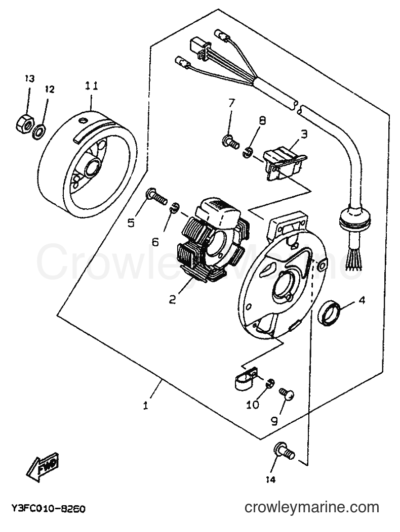 1992 Scooter CW50 - CW50 (4BY2) [999] - GENERATOR
