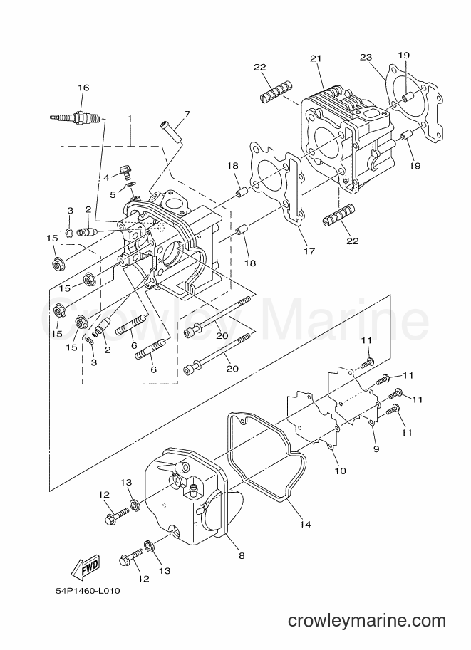 2013 Scooter AL115FX - AL115FX (1KPC) [010] - CYLINDER