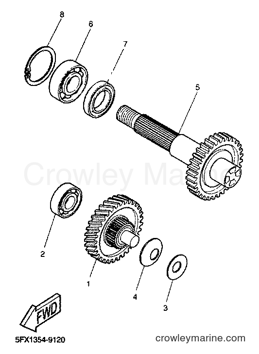 2001 Scooter EW50 - EW50 (5JH3) [020] - TRANSMISSION