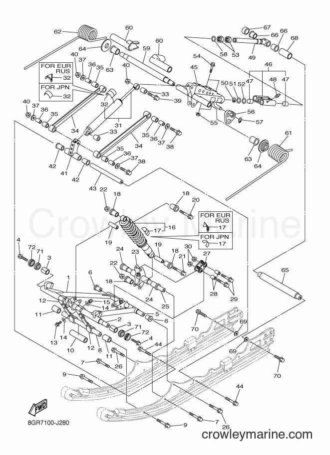 2011 Snowmobile RPZ50MP - RPZ50MP (8GRA) [030] - TRACK SUSPENSION 2
