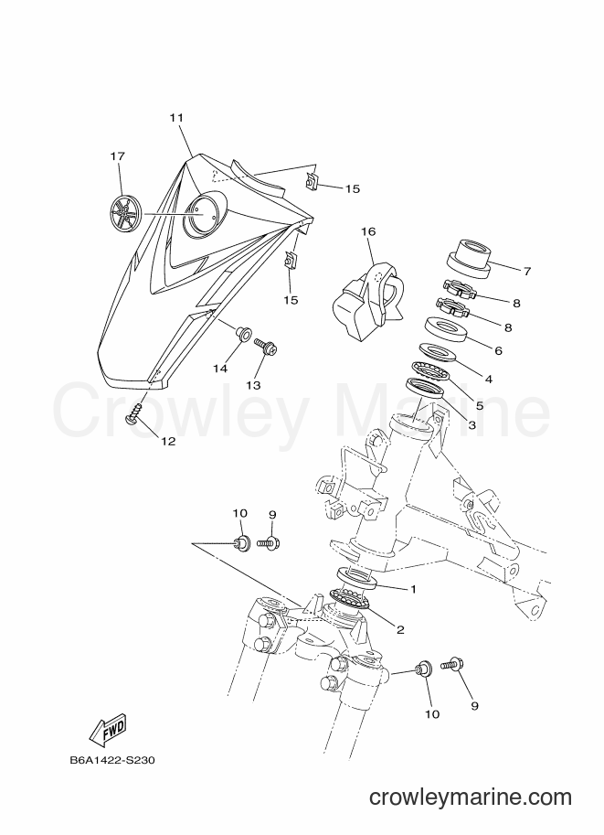 Yamaha Motors T110LEC (B6A3) [010] - STEERING 2