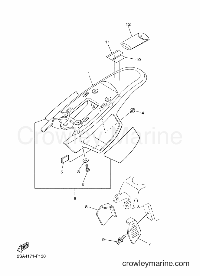 2015 Dirt Bike PW50 - PW50 (2SA4) [020] - SIDE COVER