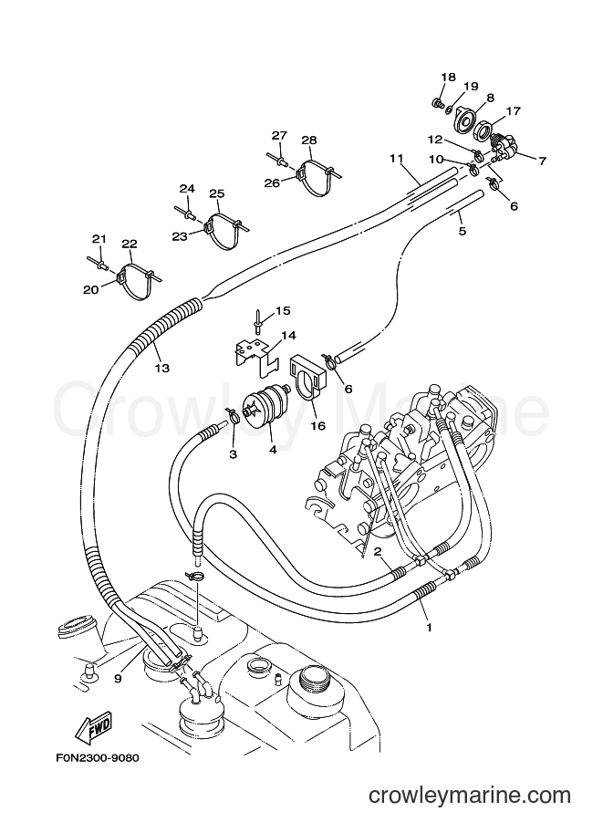 Yamaha Motors JET FOR WB800 (67UB) [020] - FUEL