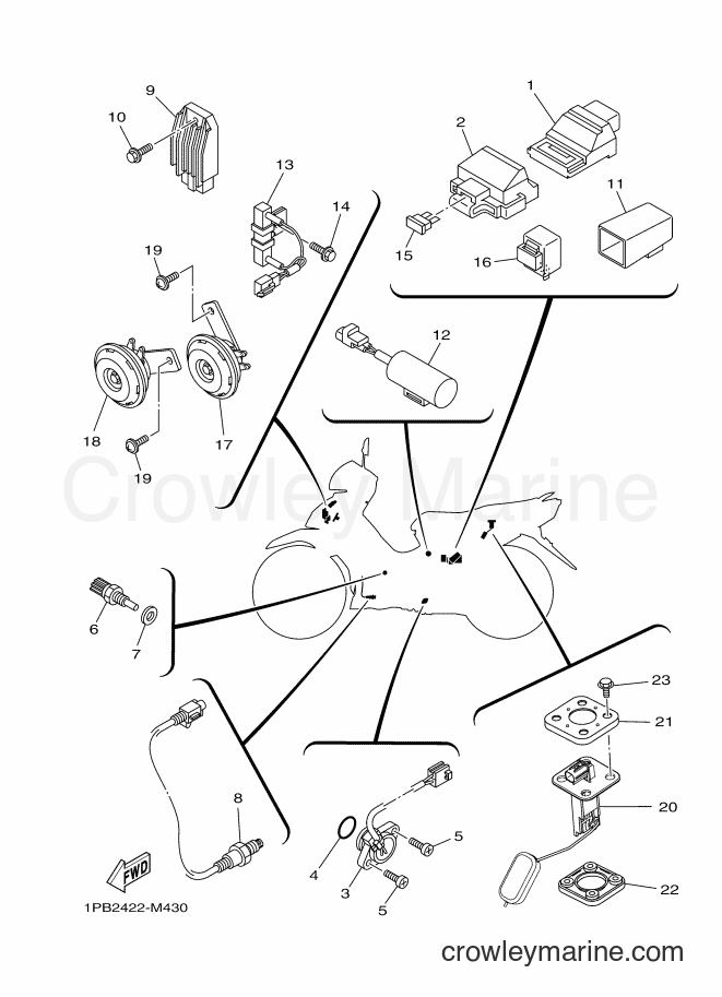 Yamaha Motors T115FSEC (1PB3) [010] - ELECTRICAL 2