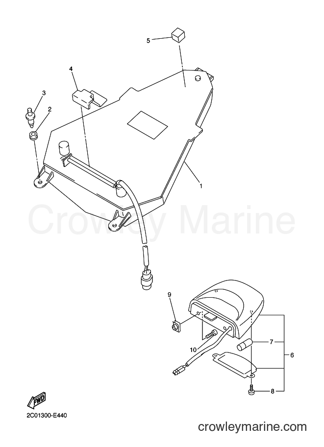 2007 Sport Bike YZF-R6 - YZF-R6 (2C0B) [070] - TAILLIGHT