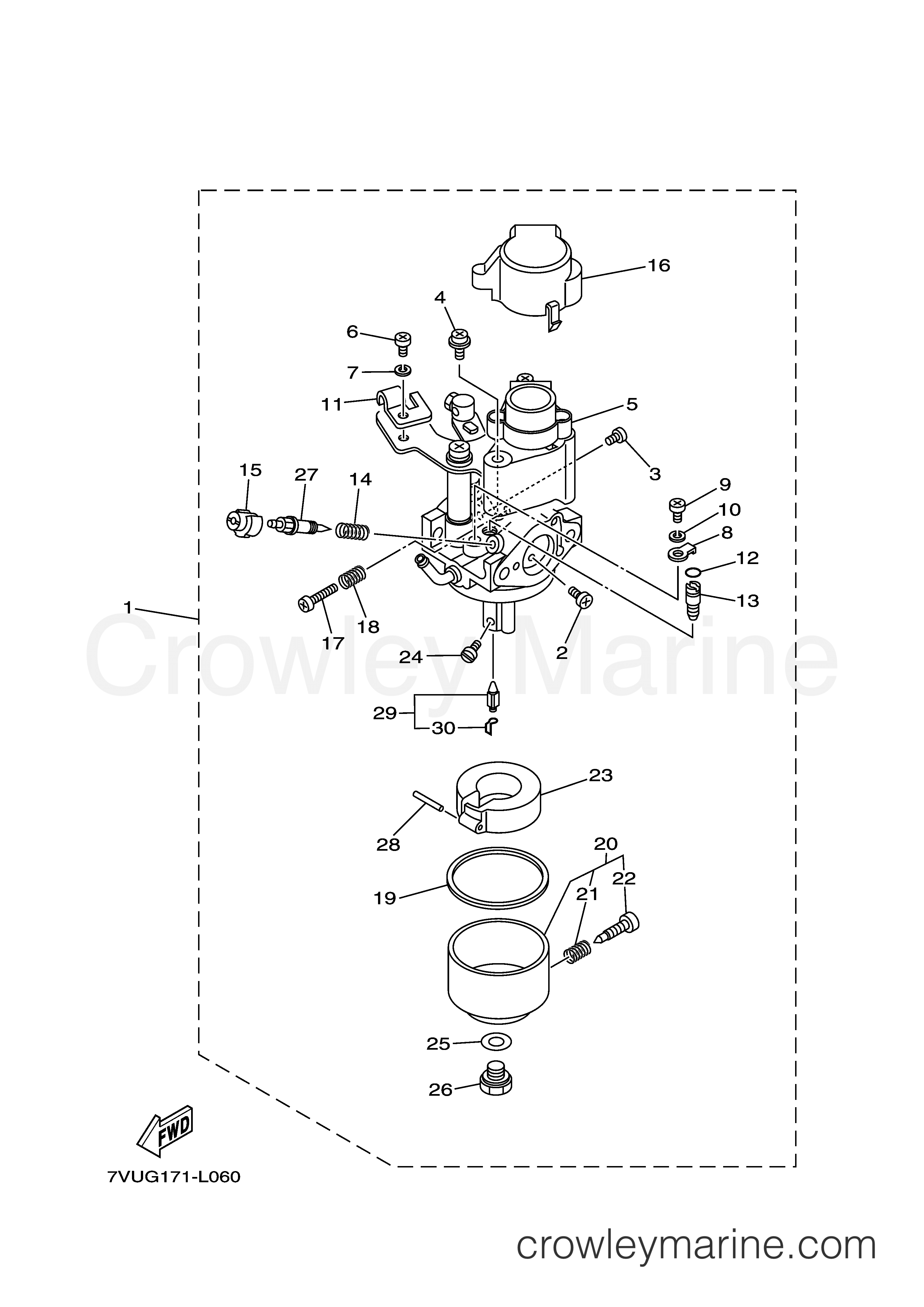 Yamaha Motors EF2800IK - CARBURETOR