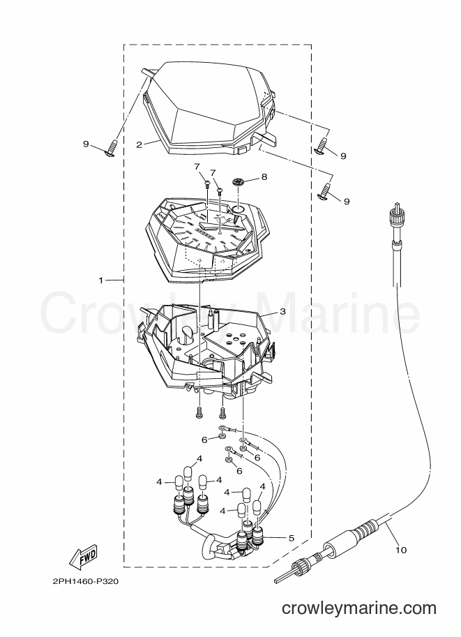 Yamaha Motors LNS125 (2PH1) [010] - METER