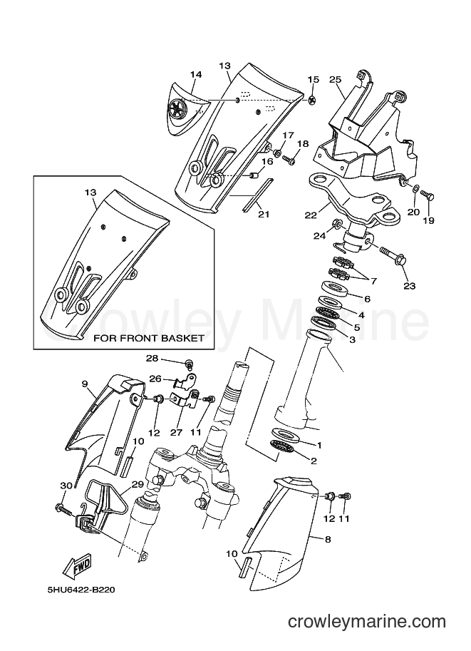 Yamaha Motors T105SE (5HU6) [020] - STEERING 2