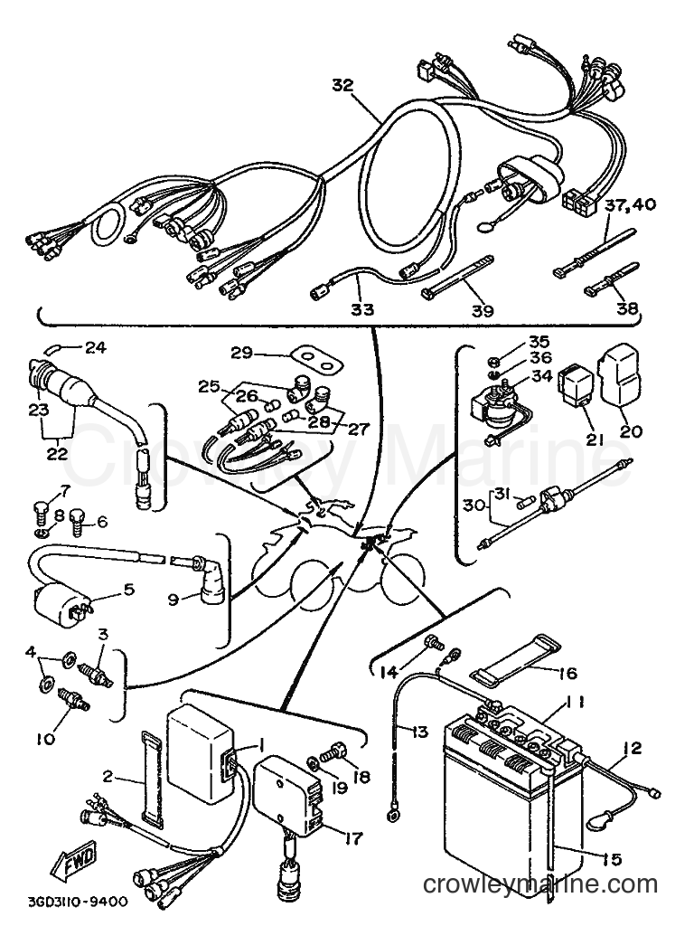 1989 ATV YFM350X - YFM350X (3GD4) [010] - ELECTRICAL 1