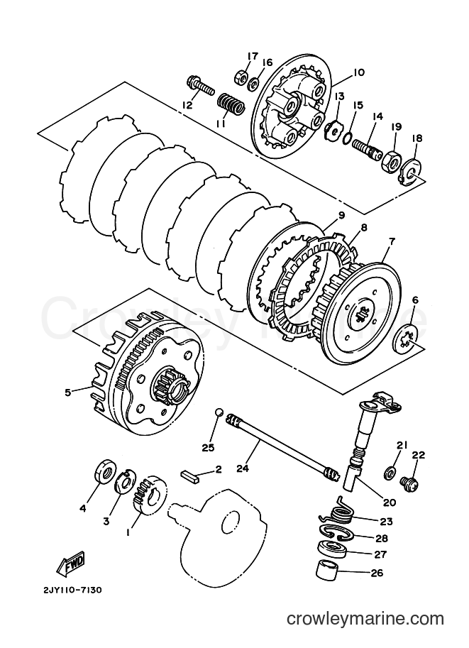 1994 Dirt Bike TW200E - TW200E (3AWK) [010] - CLUTCH