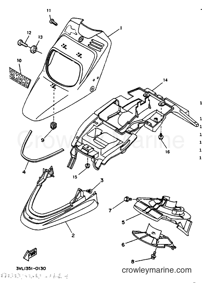 1991 Scooter CW50 - CW50 (4BX1) [999] - FENDER