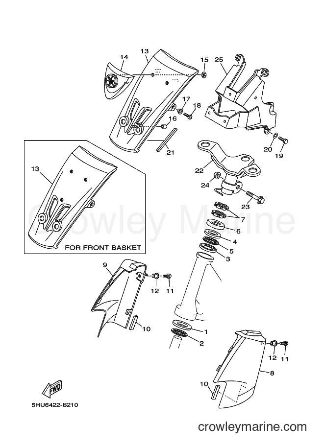 Yamaha Motors T105SE (5HU6) [010] - STEERING
