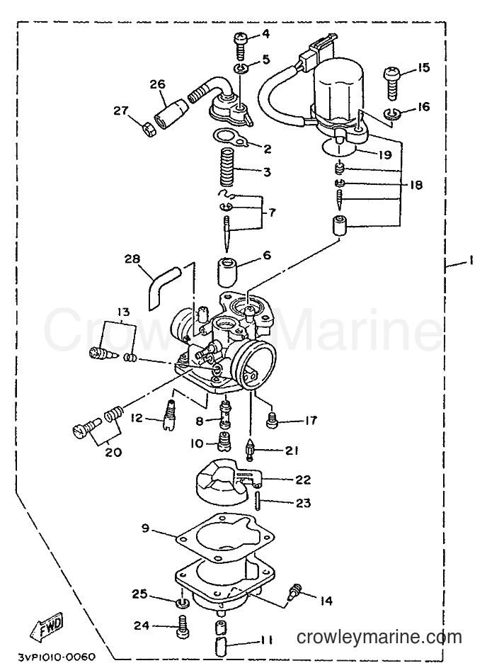 1992 Scooter YE50 - YE50 (4EE1) [999] - CARBURETOR