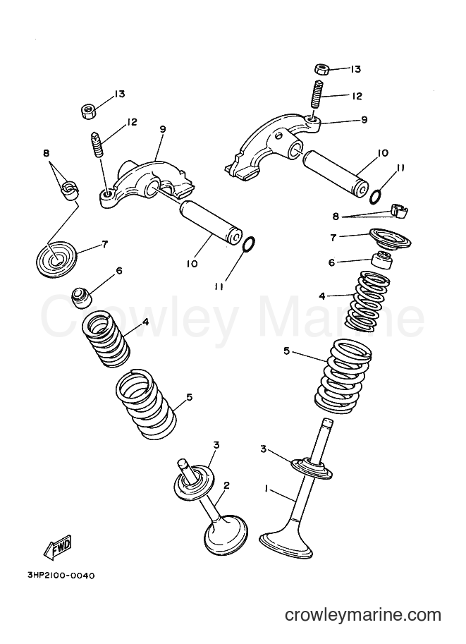 1996 ATV YFM350U - YFM350U (4UH2) [010] - VALVE