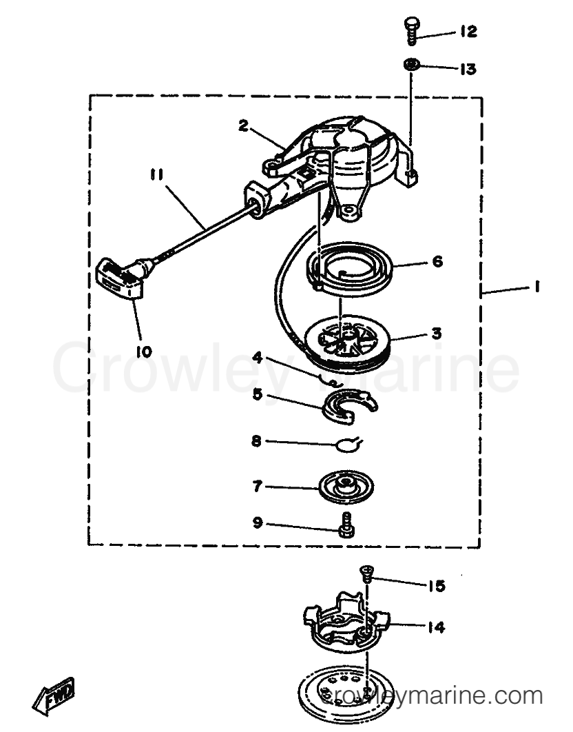 Yamaha Motors 2B (6A1) [040] - STARTER