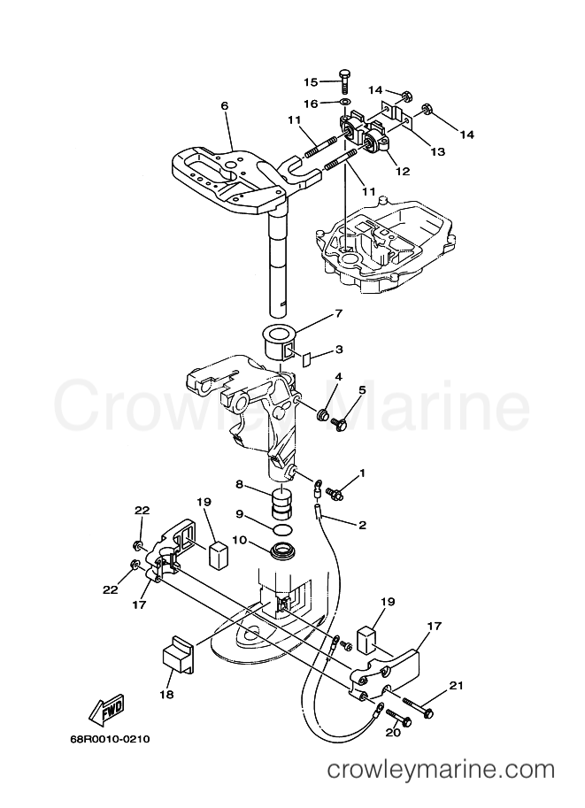 Yamaha Motors F8C (60R3) [180] - BRACKET 2