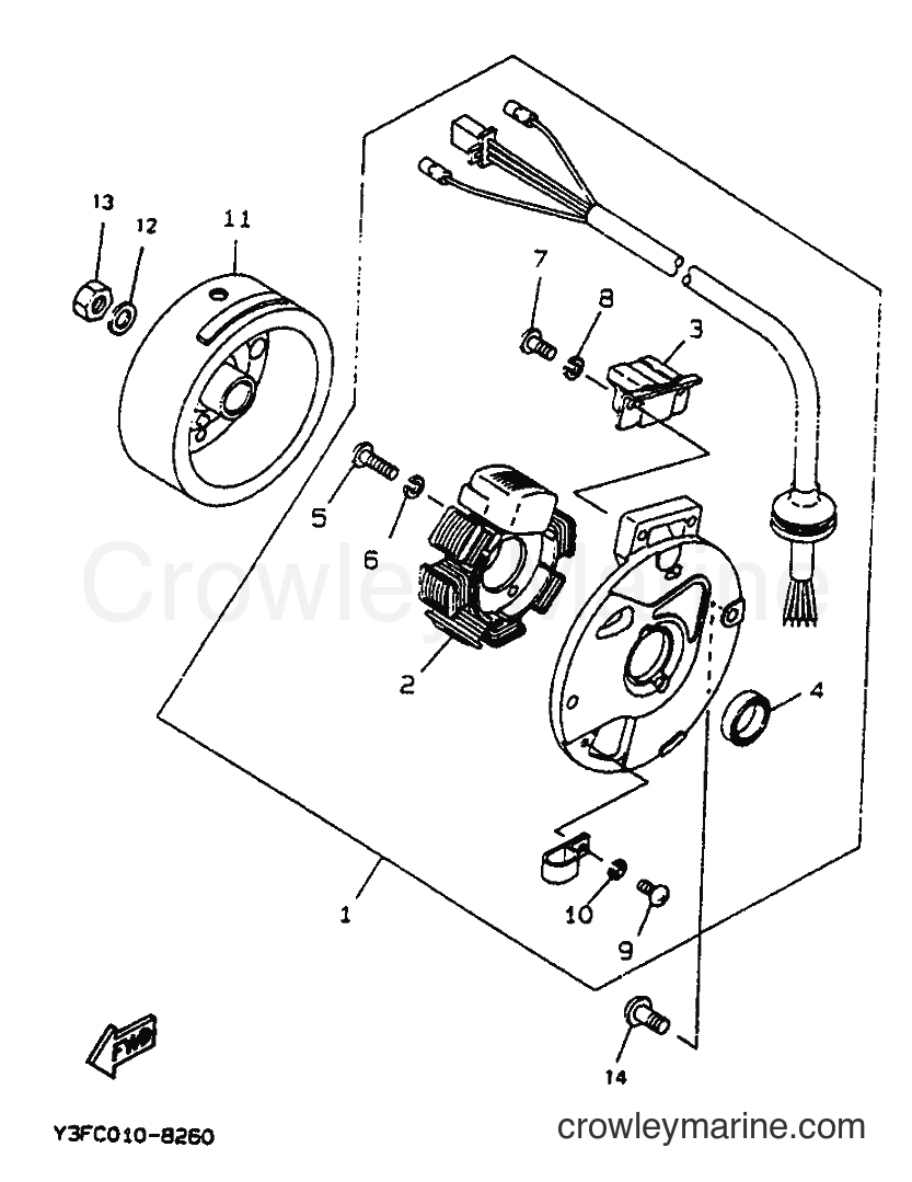 1992 Scooter CW50 - CW50 (4EY1) [999] - GENERATOR