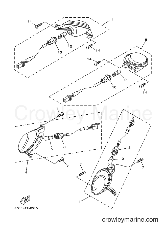 Yamaha Motors AF115C (23C2) [010] - FLASHER LIGHT